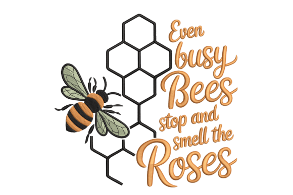 Busy Bees & Roses Quote: A Positive Design for Modern Branding