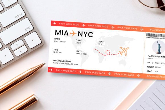 Canva Editable Boarding Pass Template: Your Design Toolkit
