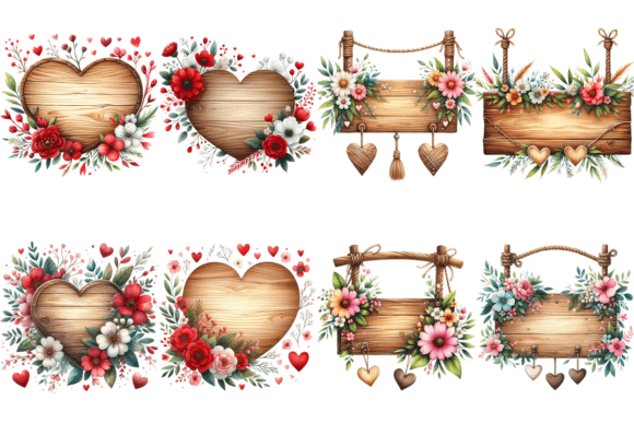 Charming Wood Signs: 8 Designs for Valentine's Day