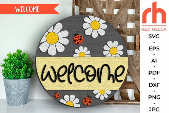 Craft a Cheerful Spring Welcome with a Daisy Door Hanger