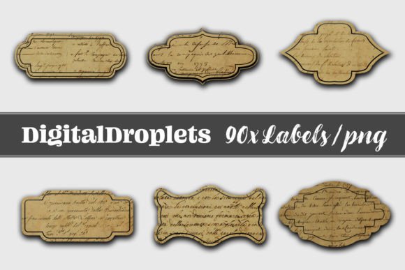 Elevate Your Projects with Scribbled Vintage Tags