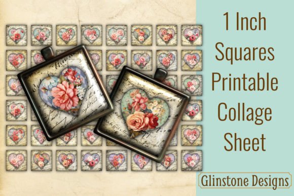 Floral Hearts: Vintage Charm for Modern Design