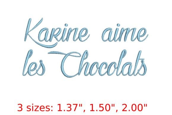 Karine Aime Les Chocolats: A Sweet Script for Creative Design