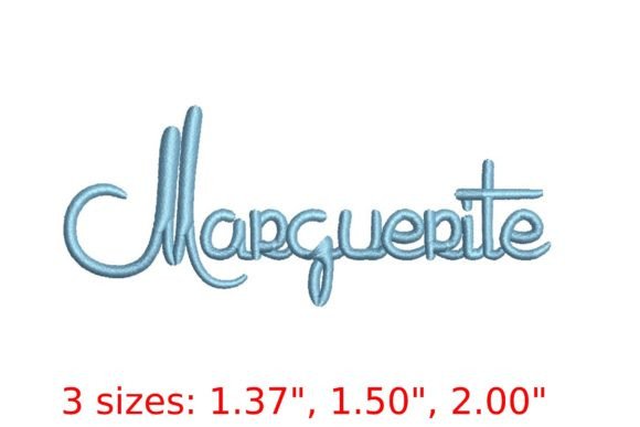 Marguerita Embroidery Font: A Whimsical Design Asset