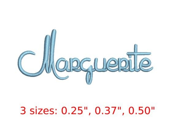 Marguerite Embroidery Font: Weaving Whimsy into Design