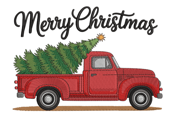 Merry Christmas Truck – Festive: A Timeless Design Asset